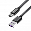 Кабель Type-C - USB 2.0 для зарядки 1 м 5А плетеный Baseus Speed (быстрая зарядка QC 3.0) черный