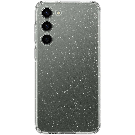 Чехол для Samsung Galaxy S23+ гелевый с блестками Spigen Liquid Crystal Glitter прозрачный