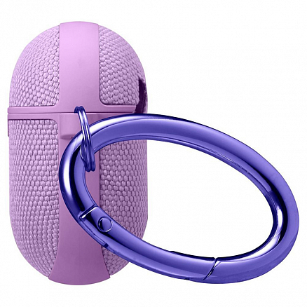 Чехол для наушников AirPods Pro для полной защиты Spigen Urban Fit фиолетовый