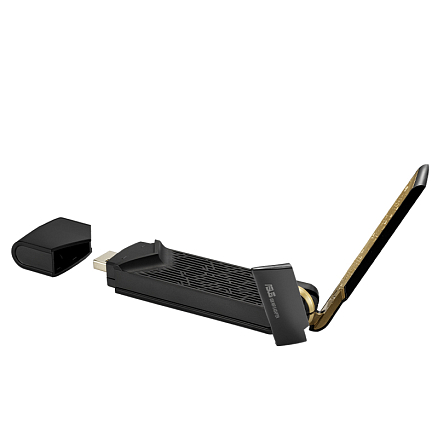 WI-FI USB-адаптер с выносной базой и двойной антенной 1800 Мбит/с двухдиапазонный Asus USB-AX56