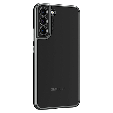 Чехол для Samsung Galaxy S22 гелевый Spigen Optik Crystal прозрачно-серый