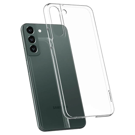Чехол для Samsung Galaxy S22 Plus 5G пластиковый ультратонкий Spigen Air Skin прозрачный