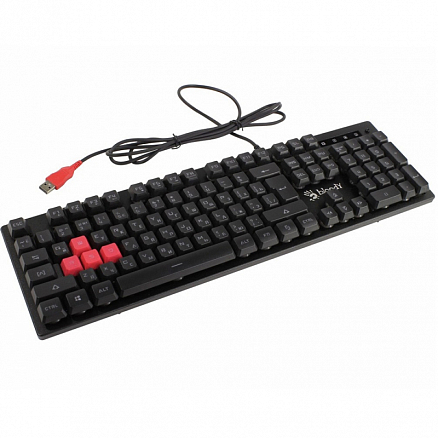 Клавиатура A4Tech Bloody B160N USB с подсветкой игровая черная