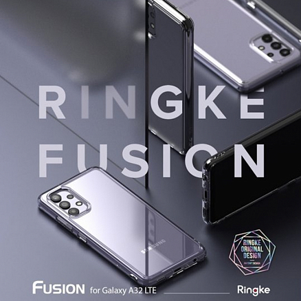 Чехол для Samsung Galaxy A32 4G гибридный Ringke Fusion прозрачный