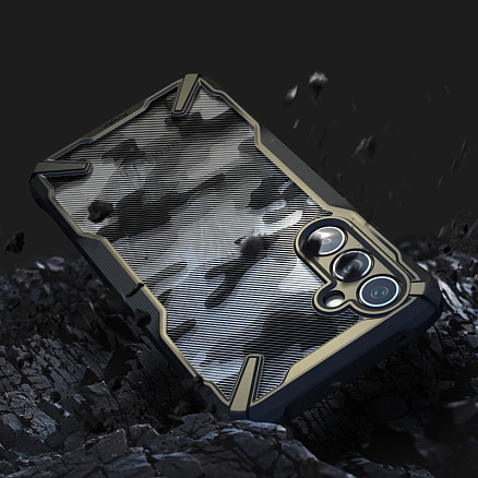 Чехол для Samsung Galaxy A54 5G гибридный Ringke Fusion X Design Camo черный
