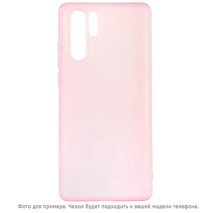 Чехол для Huawei P30 Lite силиконовый CASE Matte розовый