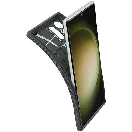 Чехол для Samsung Galaxy S23 Ultra гелевый Spigen Liquid Air темно-зеленый