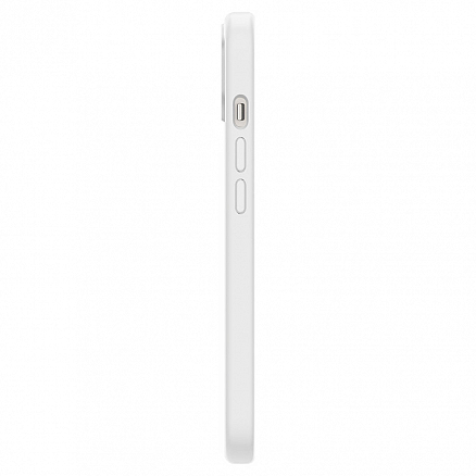 Чехол для iPhone 13 mini силиконовый Spigen Silicone Fit белый