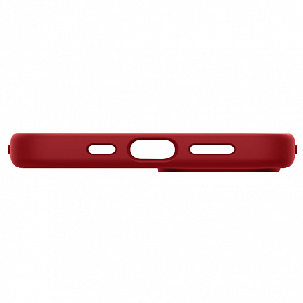 Чехол для iPhone 13 силиконовый Spigen Silicone Fit красный