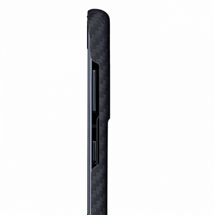Чехол для Samsung Galaxy S21+ кевларовый тонкий Pitaka MagEZ черно-серый