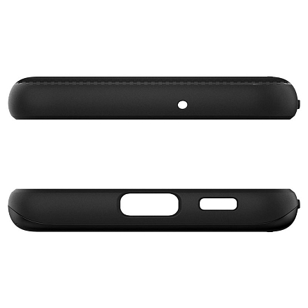 Чехол для Samsung Galaxy S22+ гибридный со слотом для карты Spigen Slim Armor CS черный