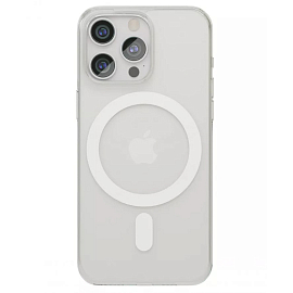 Чехол для iPhone 15 Pro гибридный VLP Crystal MagSafe прозрачный