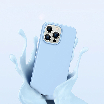 Чехол для iPhone 13 Pro силиконовый Ugreen LP545 голубой