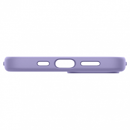 Чехол для iPhone 13 силиконовый Spigen Silicone Fit фиолетовый