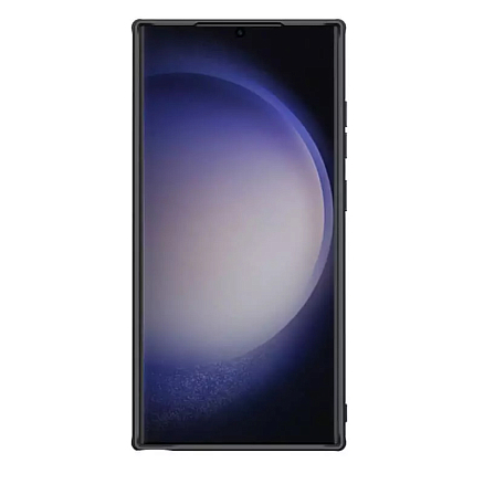 Чехол для Samsung Galaxy S24 Ultra гибридный Nillkin Super Frosted Shield Pro черный