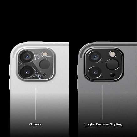 Защитная крышка на камеру iPad Pro 11, Pro 12.9 2020 Ringke Camera Styling черная