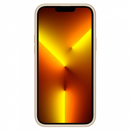 Чехол для iPhone 13 Pro Max гибридный Spigen Ultra Hybrid прозрачно-бежевый
