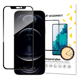 Защитное стекло для iPhone 14, 13, 13 Pro на весь экран противоударное Wozinsky Full Glue черное