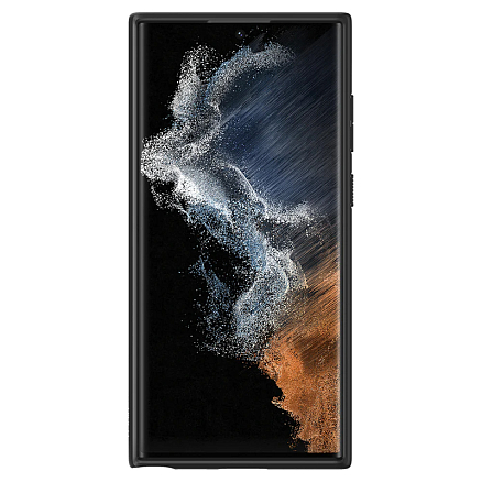 Чехол для Samsung Galaxy S22 Ultra гибридный Spigen Ultra Hybrid прозрачно-черный