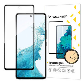 Защитное стекло для Samsung Galaxy A53 5G на весь экран противоударное Wozinsky Full Glue черное