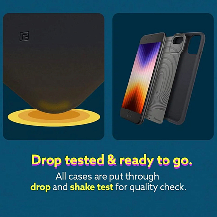 Чехол для iPhone 7, 8, SE 2020, SE 2022 противоударный Spigen Caseology Nano Pop черный