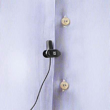 Микрофон для компьютера Defender MIC-109 на прищепке черный