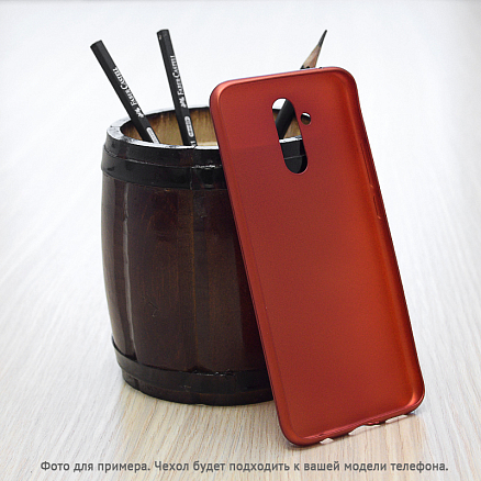 Чехол для Samsung Galaxy Note 9 N960 гелевый CN красный