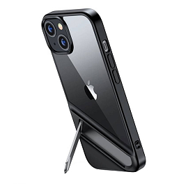 Чехол для iPhone 14 гибридный с подставкой Ugreen LP633 черный