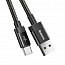 Кабель USB - MicroUSB, Lightning, Type-C 1,2 м 3.5A плетеный Baseus Data Faction черный