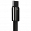 Кабель Type-C - USB 2.0 для зарядки 2 м 6А 66W Baseus Tungsten Gold (быстрая зарядка) черный