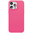 Чехол для iPhone 15 Pro силиконовый VLP Aster MagSafe неоново-розовый