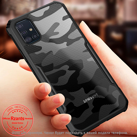 Чехол для Samsung Galaxy A30s, A50, A50s гибридный Rzants Beetle Camo черный