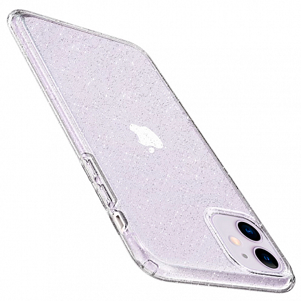 Чехол для iPhone 11 гелевый с блестками Spigen SGP Liquid Crystal Glitter прозрачный