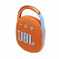 Портативная колонка JBL Clip 4 с защитой от воды оранжевая