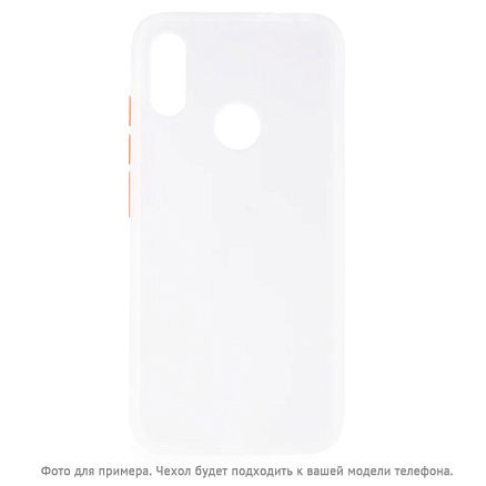 Чехол для Huawei Y6s силиконовый CASE Acrylic белый