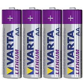 Батарейка FR6 Lithium (пальчиковая большая AA) Varta упаковка 4 шт.