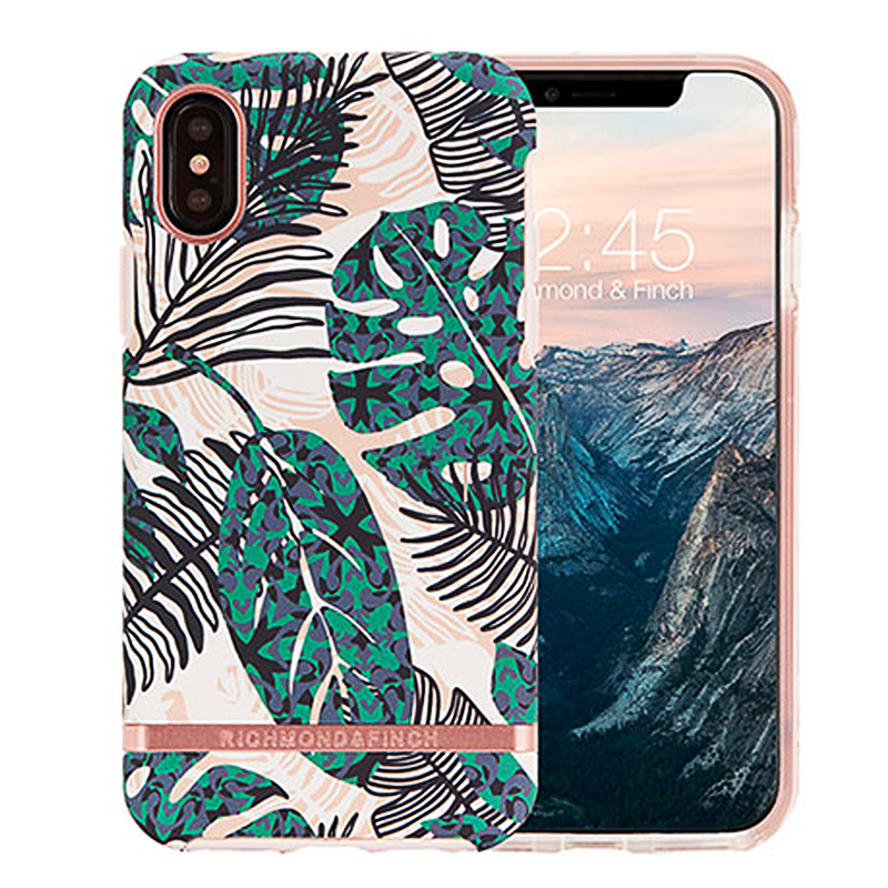 

Чехол для iPhone X, XS премиум-класса Richmond & Finch Tropical Leaves