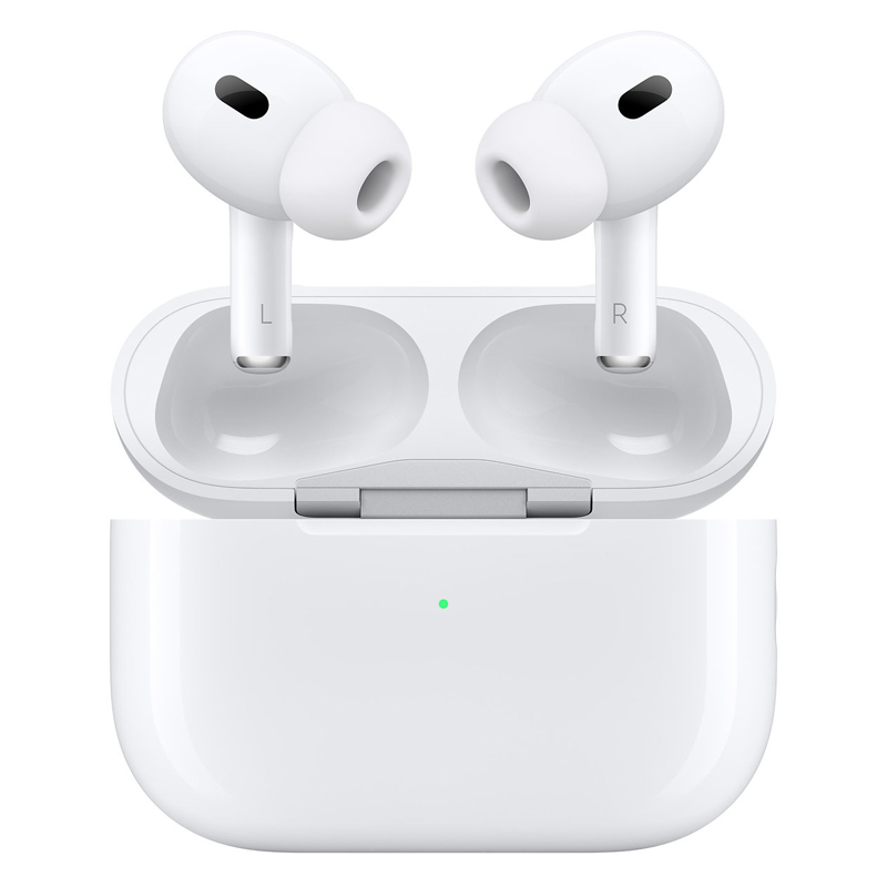 Наушники TWS беспроводные AirPods Pro 2 вакуумные с Type-C, микрофоном и активным шумоподавлением белые