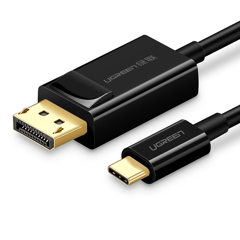 Кабель Type-C - DisplayPort (папа-папа) длина 1,5 м 4K Ugreen MM139 черный 