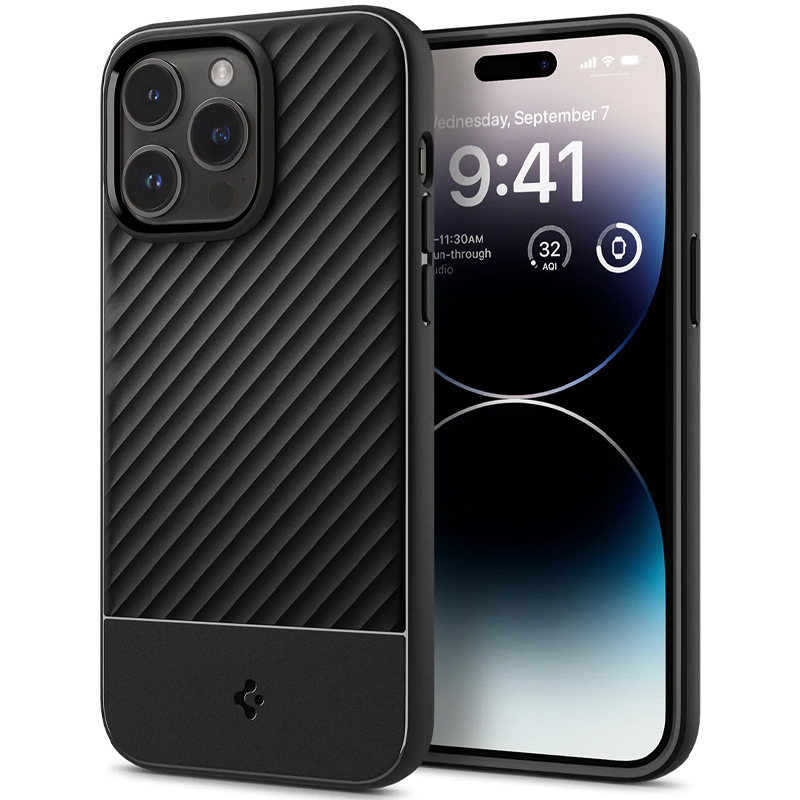 

Чехол для iPhone 14 Pro Max гелевый Spigen Core Armor матовый черный