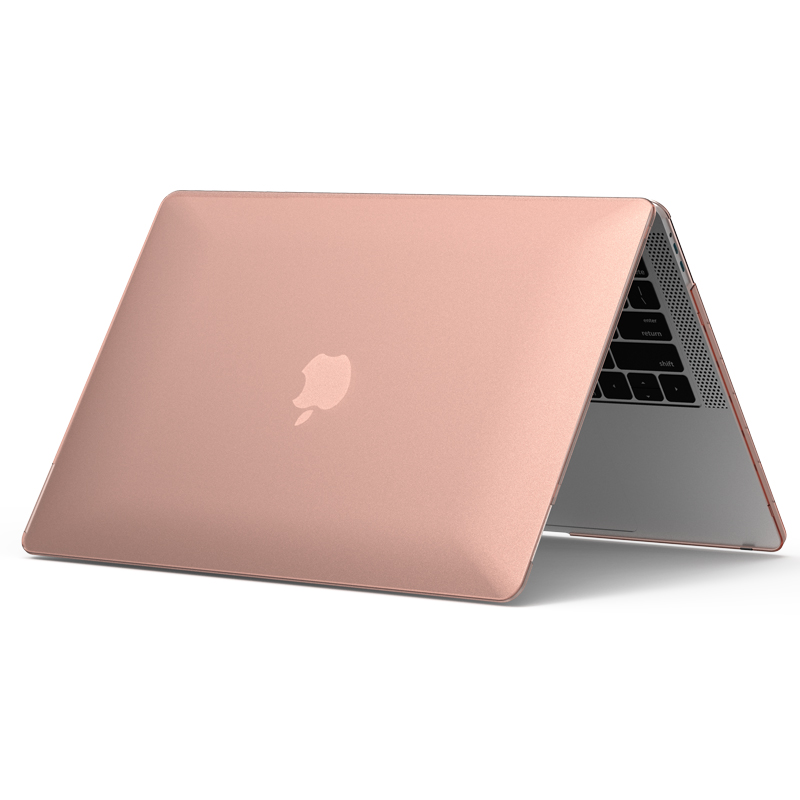 

Чехол для Apple MacBook Air 13 (2018-2019) A1932, (2020) А2179 ультратонкий 0,8 мм WiWU матовый розовый