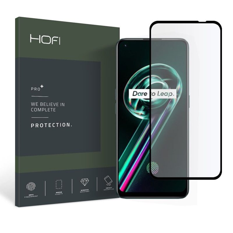 

Защитное стекло для Realme 9, 9 Pro+ на весь экран Hofi Glass Pro+ черное