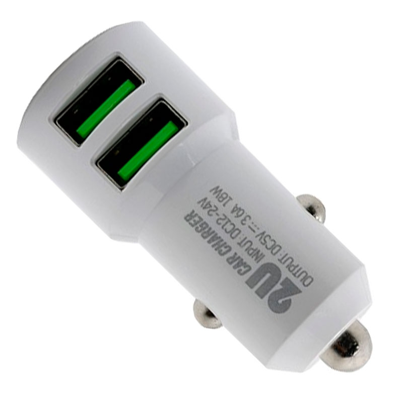 

Зарядное устройство автомобильное с двумя USB входами 3.6А 18W и Type-C кабелем Ldnio C309 белое