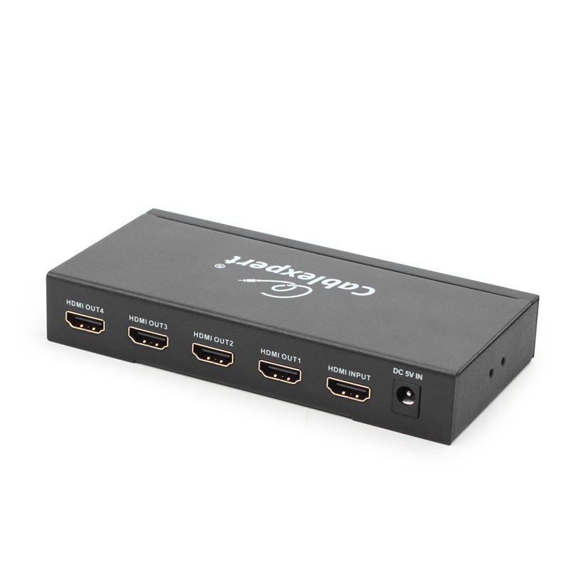 

HDMI Splitter (разветвитель) на 4 порта (1 HDMI вход на 4 HDMI выхода) Cablexpert