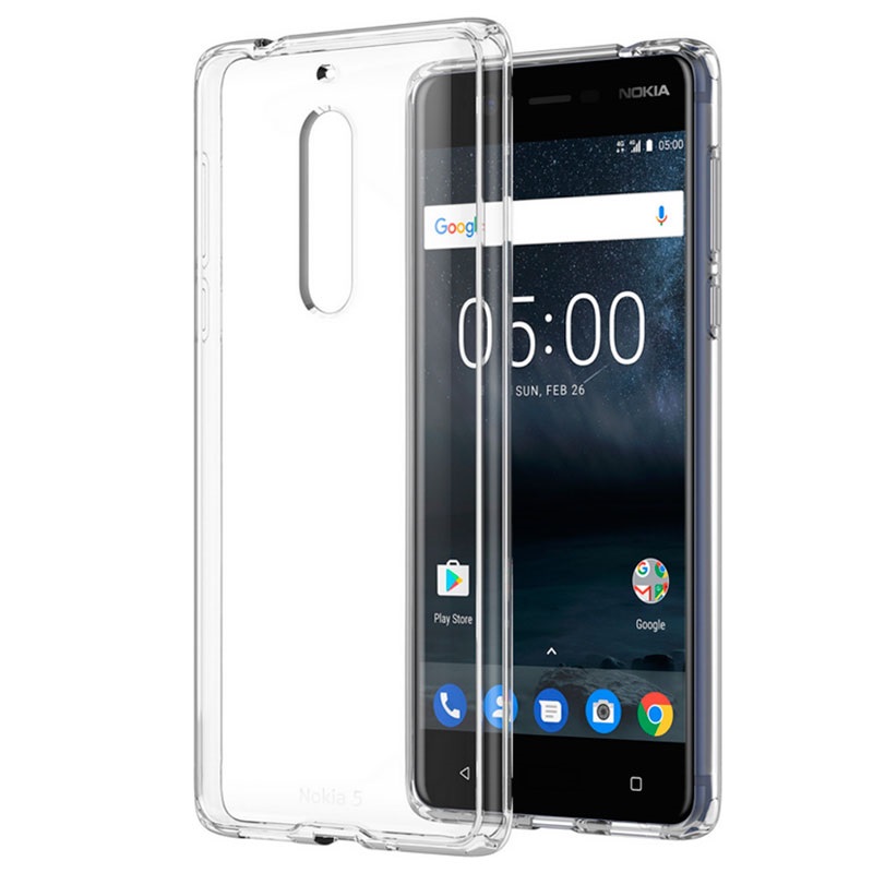 

Чехол для Nokia 5 Dual Sim гибридный оригинальный Hybrid Crystal CC-704 прозрачный