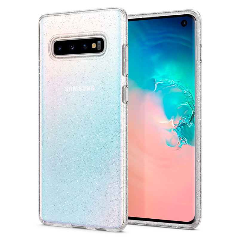 

Чехол для Samsung Galaxy S10 G973 гелевый с блестками Spigen SGP Liquid Crystal Glitter прозрачный