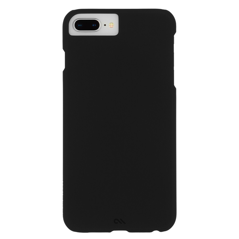 

Чехол для iPhone 6 Plus, 6S Plus, 7 Plus, 8 Plus пластиковый тонкий Case-mate (США) Barely There черный матовый