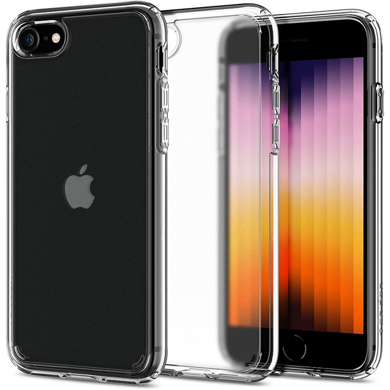 

Чехол для iPhone 7, 8, SE 2020, SE 2022 гибридный Spigen SGP Ultra Hybrid 2 прозрачный матовый