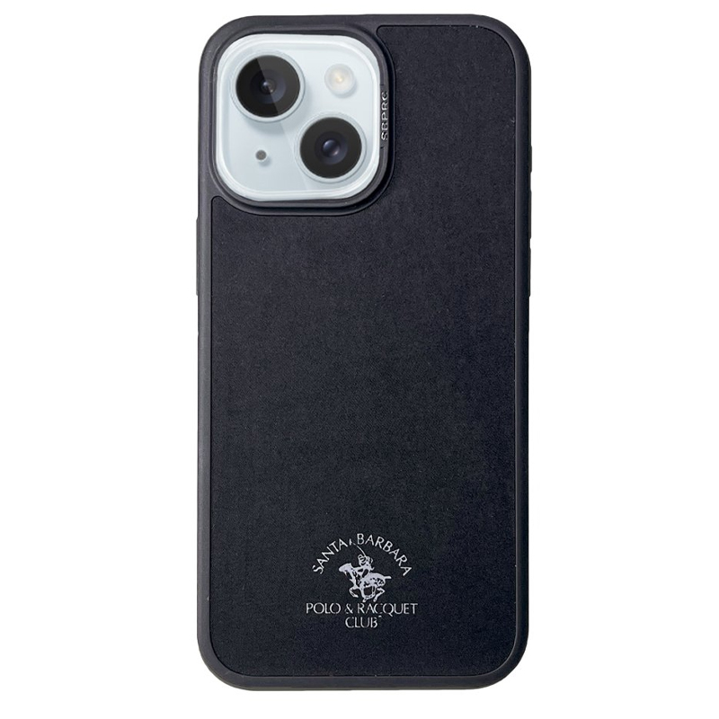 Чехол для iPhone 15 гибридный Santa Barbara Polo & Racquet Club Myron черный