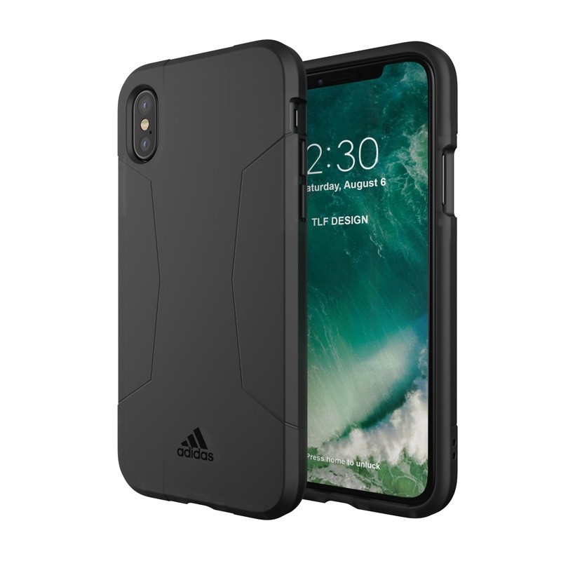 

Чехол для iPhone X, XS гелевый для оригинальный Adidas SP Agravic черный